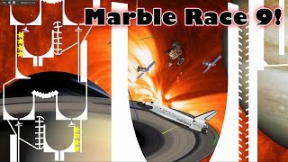 Marble Race 9 Algodoo Space Edition - KP's Marble Madness
