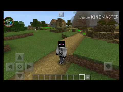 A VILA MAL ASSOMBRADA NO MINECRAFT PE SEM MODS