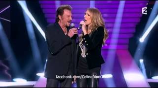 Celine Dion & J.Hallyday - L'amour peut prendre froid (Le Grand Show - France 2 - 24/11/12)