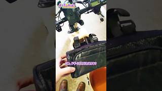 ドギー バイクカスタム　電動バイクのDoggieに100均のポーチを取り付ける 原付 犬