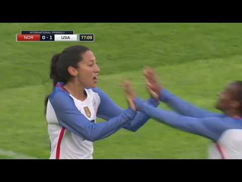 WNT vs. Norway: Christen Press Goal - June 11, 2017