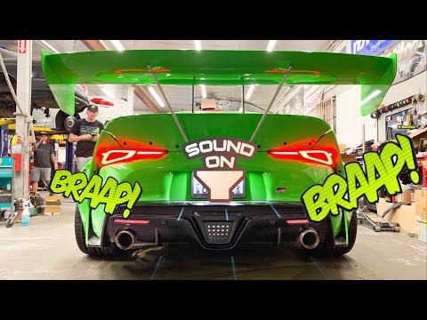 INSANE NEW EXHAUST FOR MY 2020 TOYOTA SUPRA!