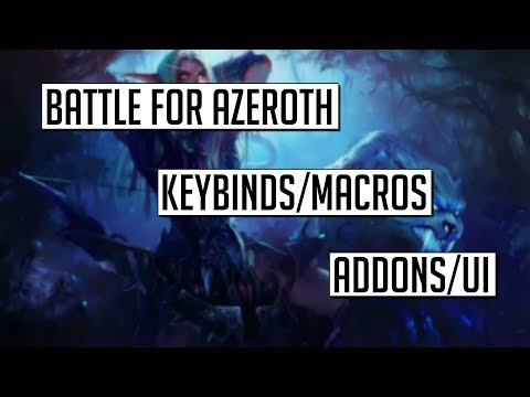 Beast Mastery Hunter BFA 8.0.1 UI Addons and Macros