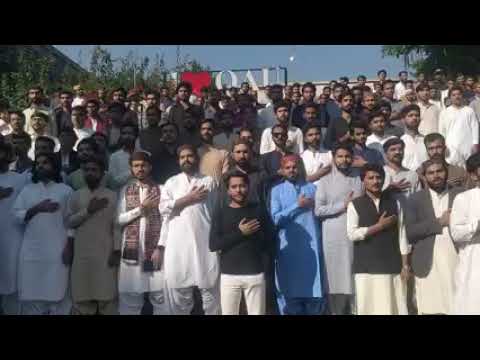 Mehran Students Council tribute to Mama Juman Darbadar at QAU Islamabad