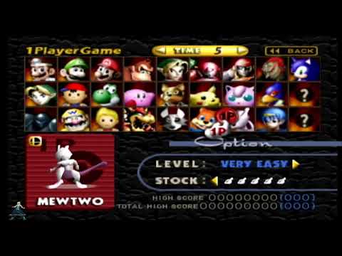 Smash Remix 1.1.0 Showcase (N64) On Wii