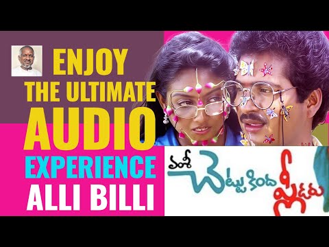 Alli Billi Kalala Raave - Chettu Kinda Pleder | SP Balu & Chitra | Ilaiyaraaja | Telugu Remastered