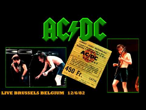 AC/DC Have A Drink On Me LIVE  Brussels Belgium December 6, 1982 HD