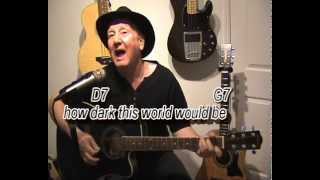 Sunshine Of Your Smile - Mike Berry cover - easy chords guitar lesson with on-screen chords & lyrics