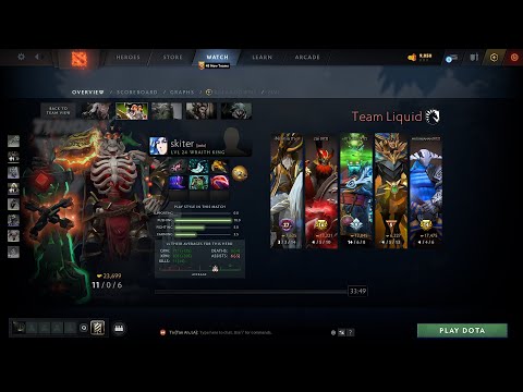 dota2fullmatch - skiter - Wraith king - Tundra vs Liquid