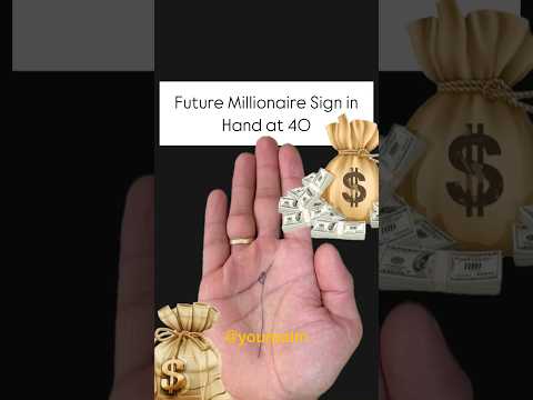 Future Millionaire Sign In Hand At 40 #astrology #palmistry