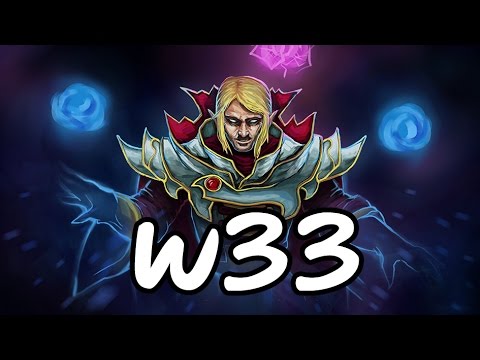 [Dota2] w33 Pro Invoker Ranked Game 7600+ MMR
