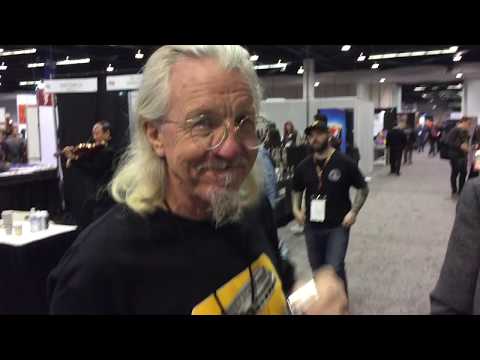 Peter Madcat Ruth tries the DM48 MIDI controller harmonica at NAMM 2020