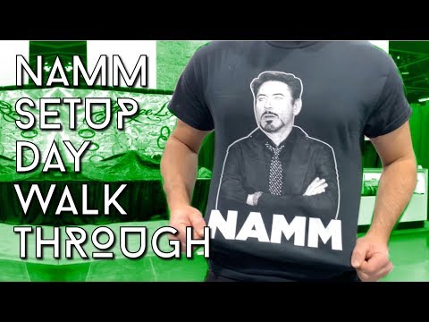 NAMM '19 Setup Day Walkthrough!