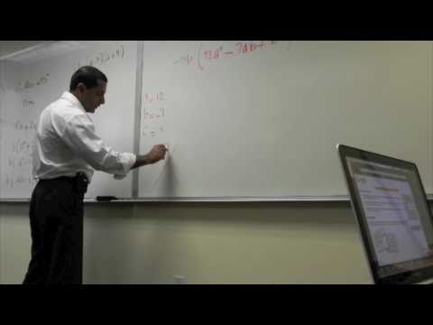 Math 209 Week 3 Homework Review Part 2