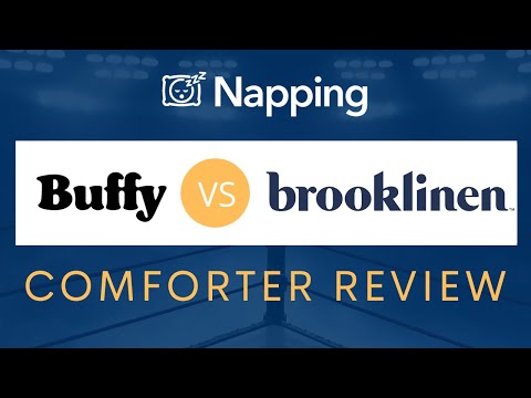 Buffy vs Brooklinen Comforter
