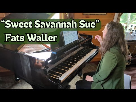 Sweet Savannah Sue - Fats Waller Stride Piano Solo Transcription (1929)