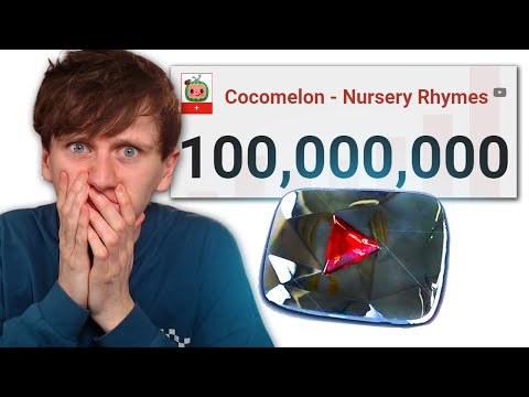 Cocomelon has hit 100 MILLION SUBS! Red Diamond Play Button ...