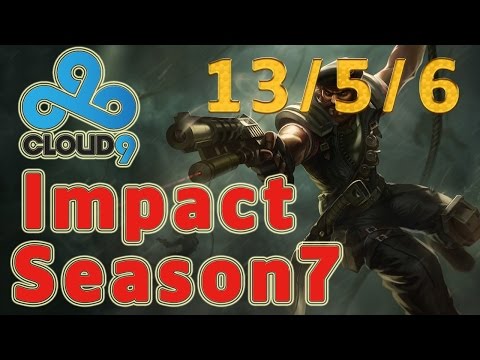 C9 Impact Gangplank TOP vs Nocturne Patch 7.2
