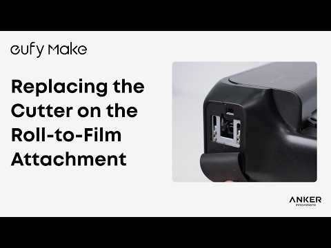 Replacing the Cutter on the Roll-to-Film Attachment