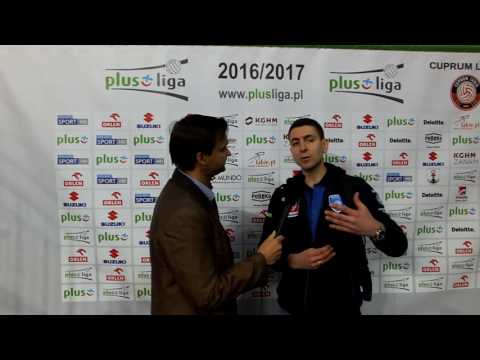 Michał Gogol po meczu 1/8 PP Cuprum Lubin - Espadon Szczecin