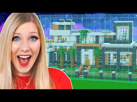 Minecraft House Battle But You Have to CHEAT! ft. Preston