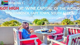 We Got High at Wine Capital Of The World | South Africa Vlog Indian | Couple Road Trip South Africa