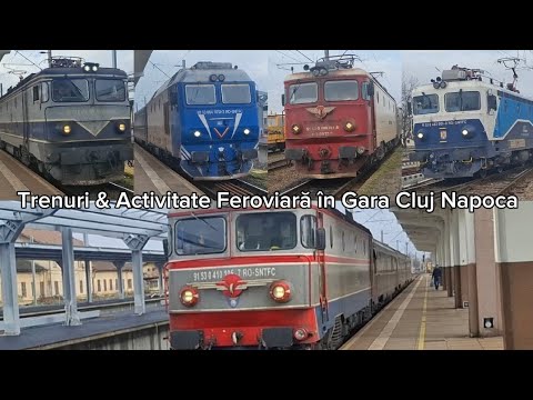 Trenuri & Activitate Feroviară în Gara Cluj Napoca - 1 Februarie 2026