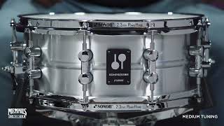 Video thumbnail for Sonor 14x5.75 Kompressor Series Aluminum Snare Drum (KS-140575-SDA) by Memphis Drum Shop
