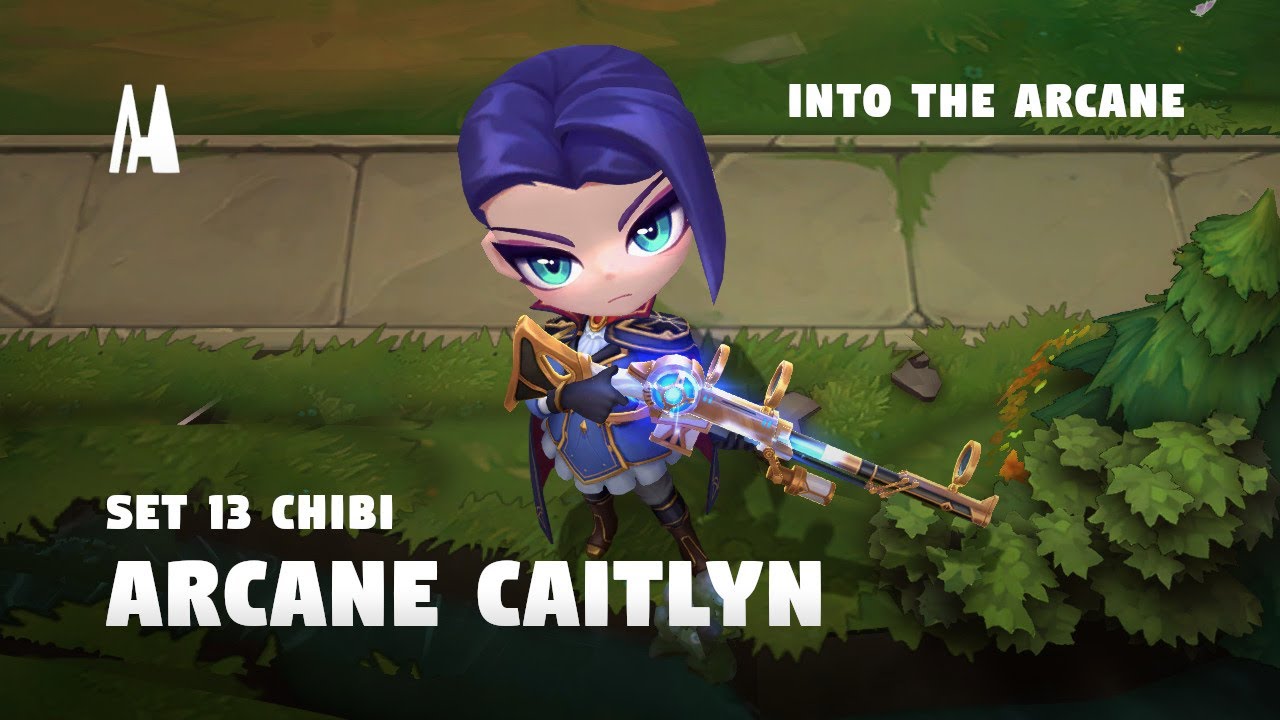 CHIBI ARCANE CAITLYN | TFT 15.8