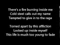 Ashes Remain - End of Me Lyrics 