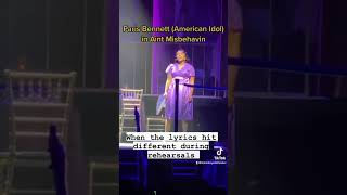 For The Theatre Kids: Paris Bennett ( American Idol )singing from Aint Misbehavin