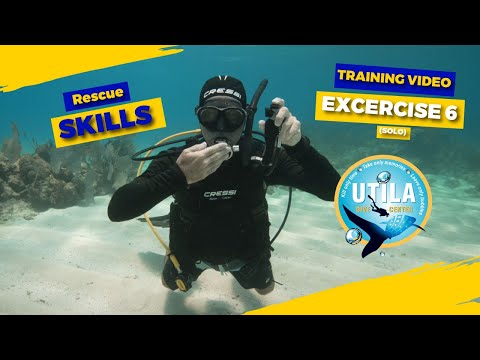 PADI Rescue Skills - Exercise 6 (Solo) - Training Video