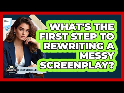 What's The First Step To Rewriting A Messy Screenplay? - Screenwriter's Cheat Code