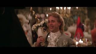 Amadeus - Party scene, Mozart imitate and mocks Salieri [4K]