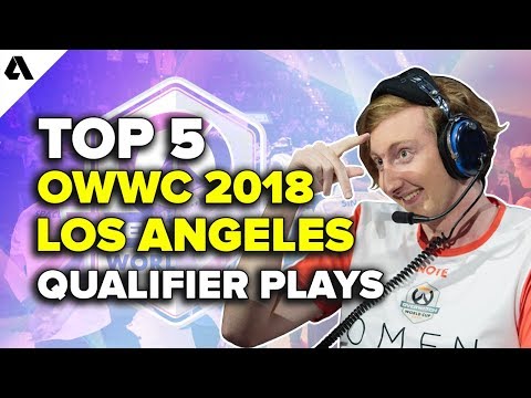 Top 5 Overwatch World Cup Los Angeles Qualifier Plays | OWWC 2018