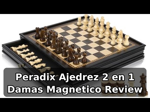 Vídeo relacionado con ColorBaby - Juegos de Mesa ajedrez y Damas 2 en 1 Madera con cajón CB Games, 30 x 30 cm, Grande (45594)