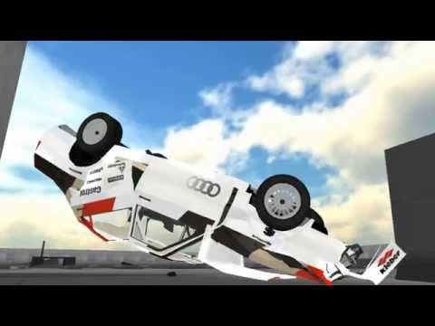 Rigs of Rods Car Crash Compilation