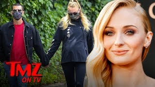 Sophie Turner Reveals Baby Bump on Walk with Joe Jonas | TMZ