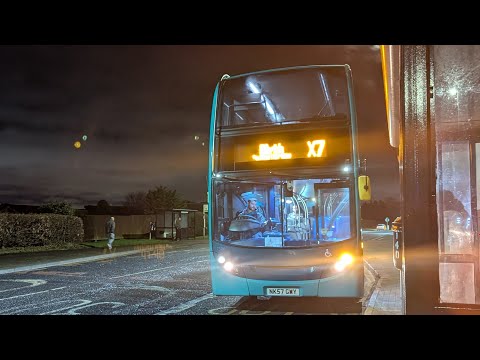 arriva Northumbria 7506 NK57GWY ADL E400 Trident 2 X7 Blyth