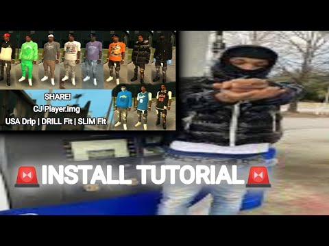 How to install "USA DRIP CJ" player.img (MOBILE)