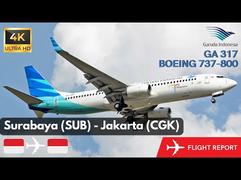 ✈️ FIRST TIME ON GA BUSINESS CLASS🤩‼️GARUDA INDONESIA GA 317 | Surabaya (SUB) to Jakarta (CGK)