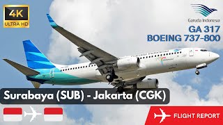 Download lagu ✈️ FIRST TIME ON GA BUSINESS CLASS🤩‼️GARUDA INDONESIA GA 317 | Surabaya (SUB) to Jakarta (CGK) mp3
