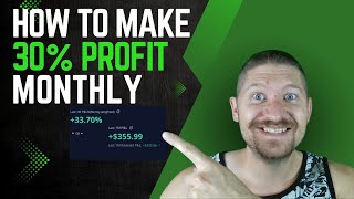 how to make 30% profit every month with easy to find setups