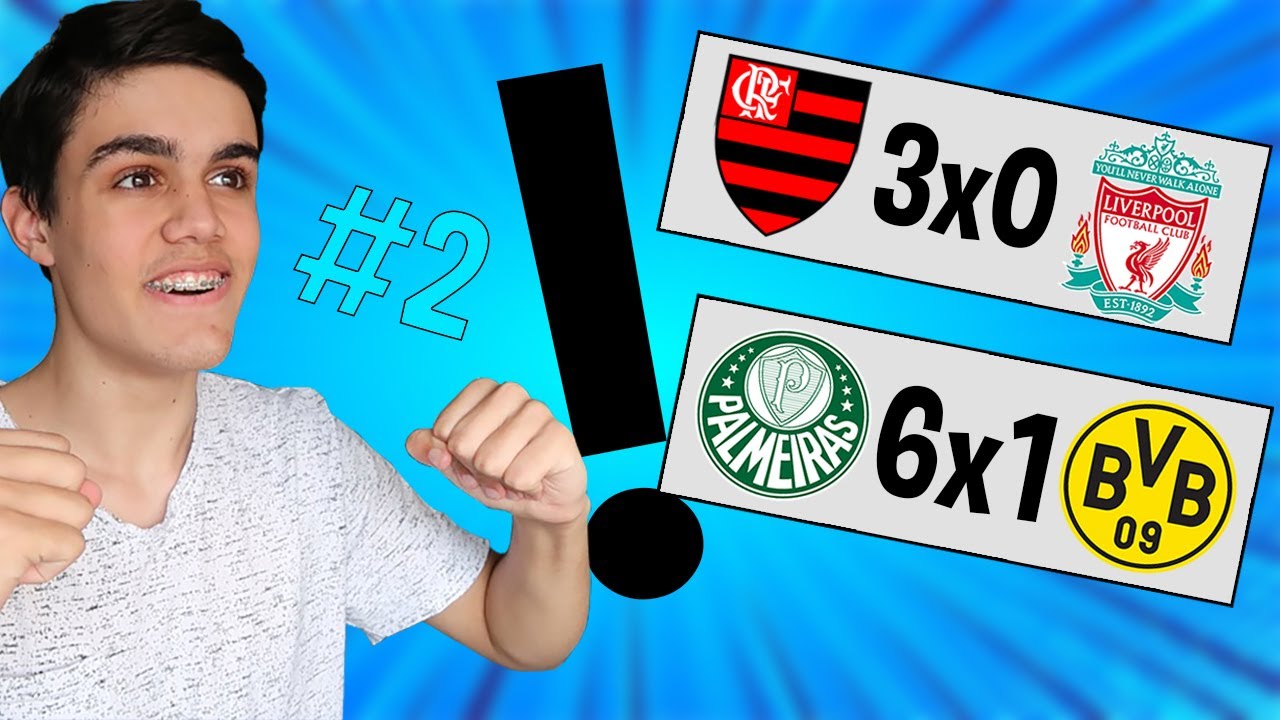 Times BRASILEIROS que HUMILHARAM GIGANTES EUROPEUS!! #2