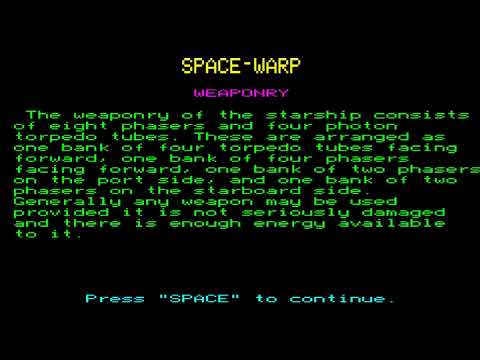 SPACE WARP 1982 BUG BYTES ACORN BBC MICRO PROTON PANTHEON Bostjan Grandovec
