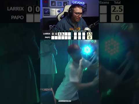 RODRIGO QUESADA GIVES LARRIX A 4 AGAINST PAPO