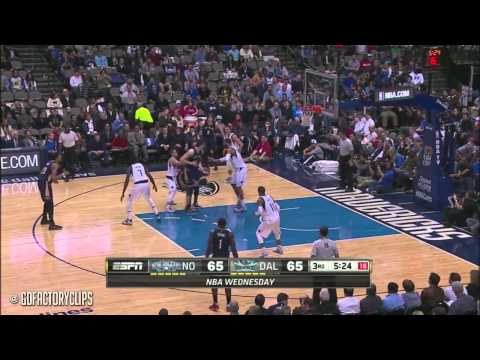 Anthony Davis & Jrue Holiday Highlights at Mavericks 2014 12 10   61 Pts Total!