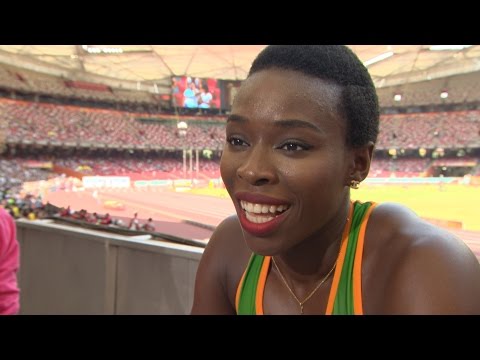 WHC 2015 Beijing - Murielle Ahoure CIV 100m Heat 3
