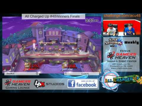 All Charged Up Weekly #48 Winner's Finals - CodeXL (Fox) vs Blazikus (Diddy Kong)