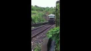 preview picture of video 'ro-ro (roll on-roll off) comming out of pernem tunnel'